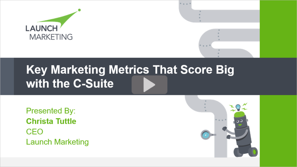 marketing metrics that score big with the c-suite